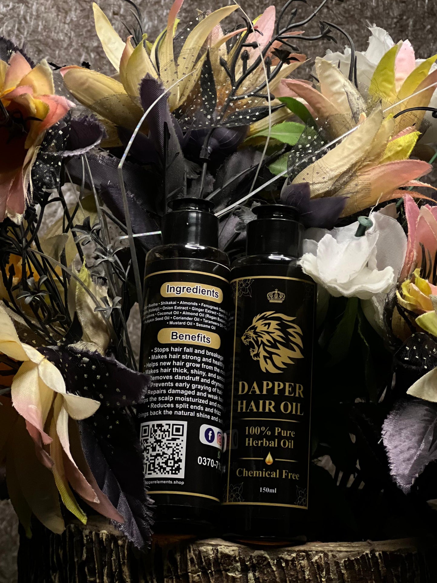 Dapper Hair Oil – 100% Pure Herbal